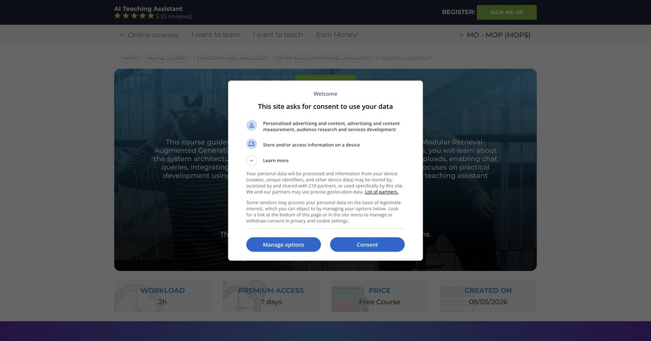 Free Course AI Teaching Assistant & Learnfafe