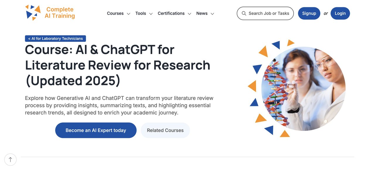 AI & ChatGPT for Literature Review for Research
