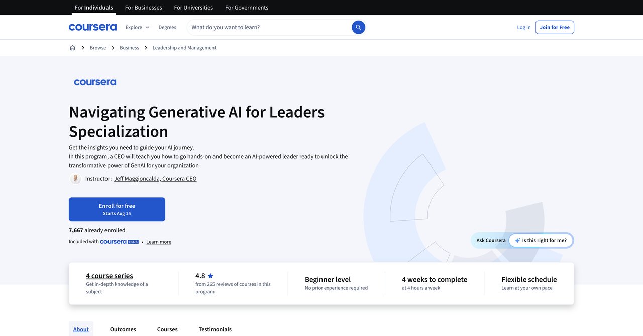 Navigating Generative AI for Leaders