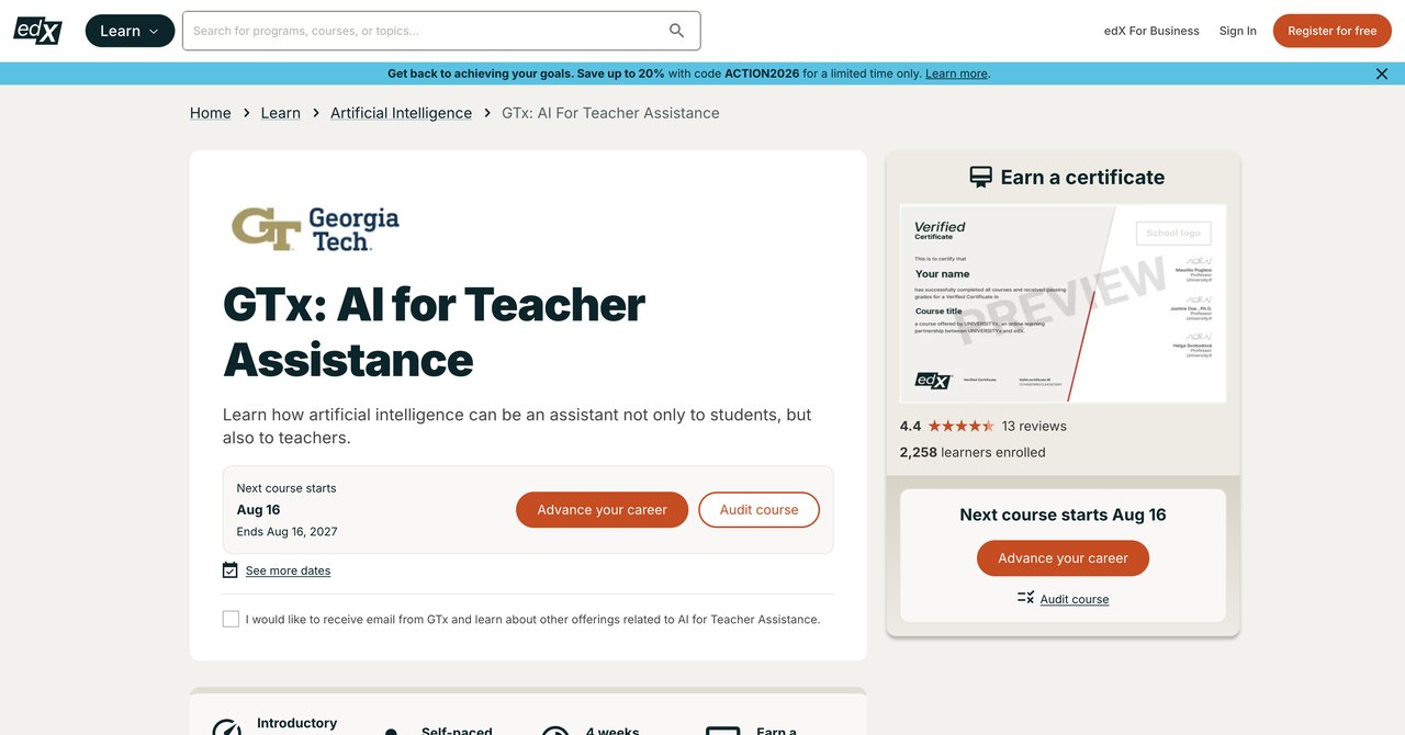 GTx AI for Teacher Assistance