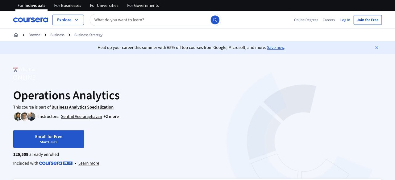 Operations Analytics