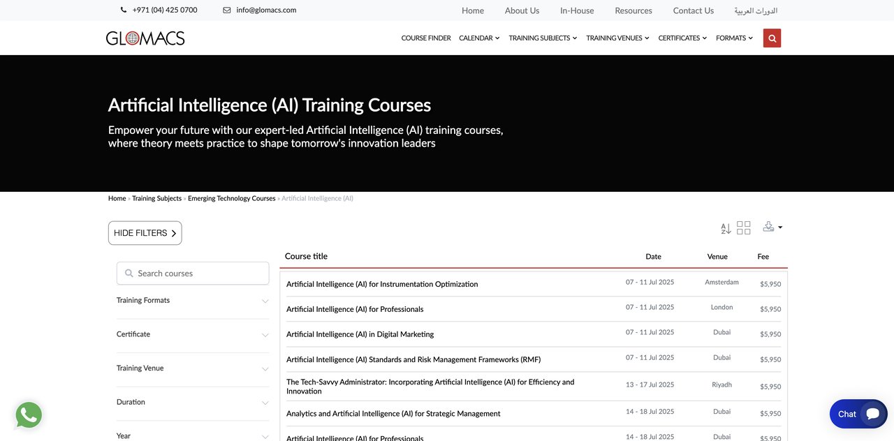 AI for Accounting and Finance by GLOMACS