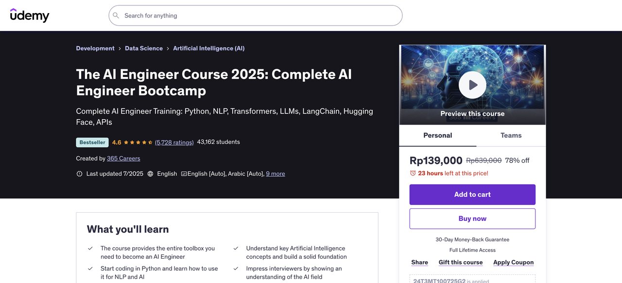 The AI Engineer Course 2025