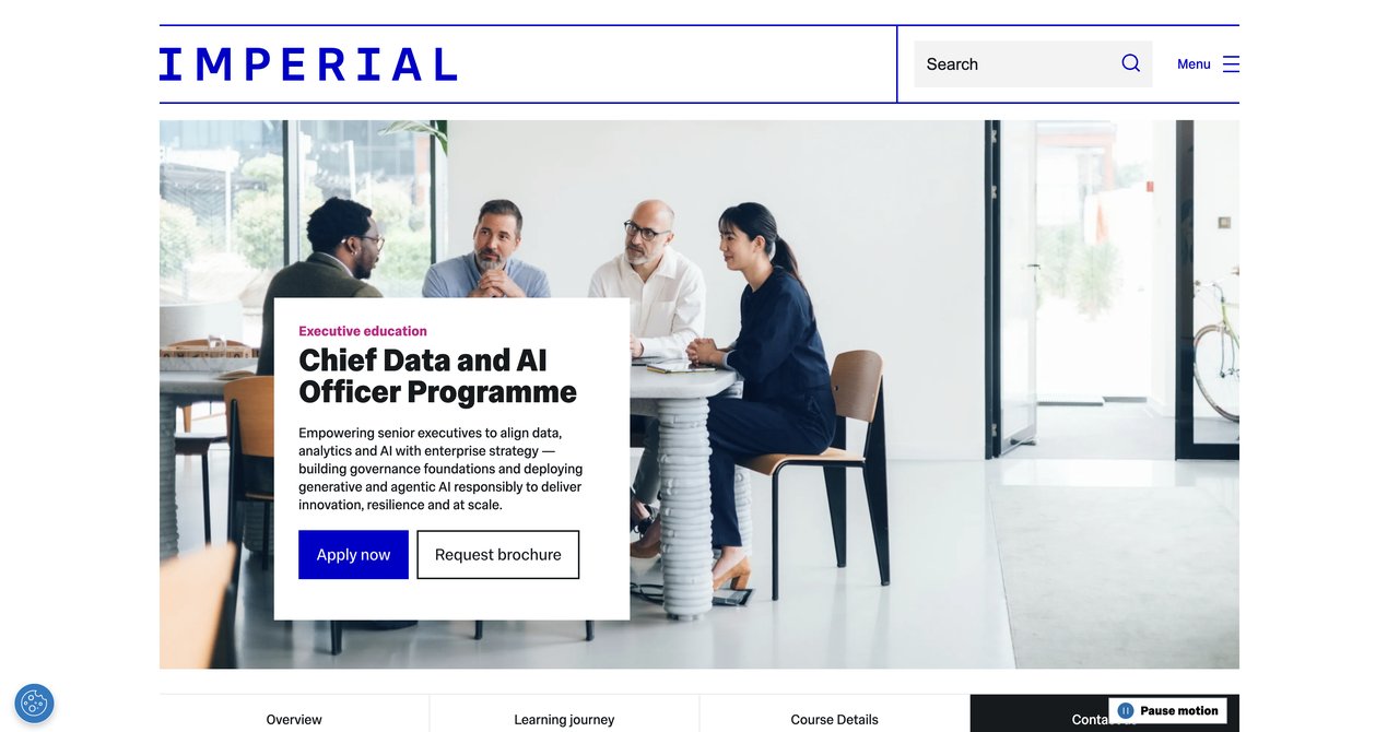 Imperial College Chief Data and AI Officer