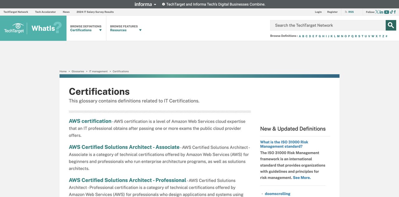 AIE Certification
