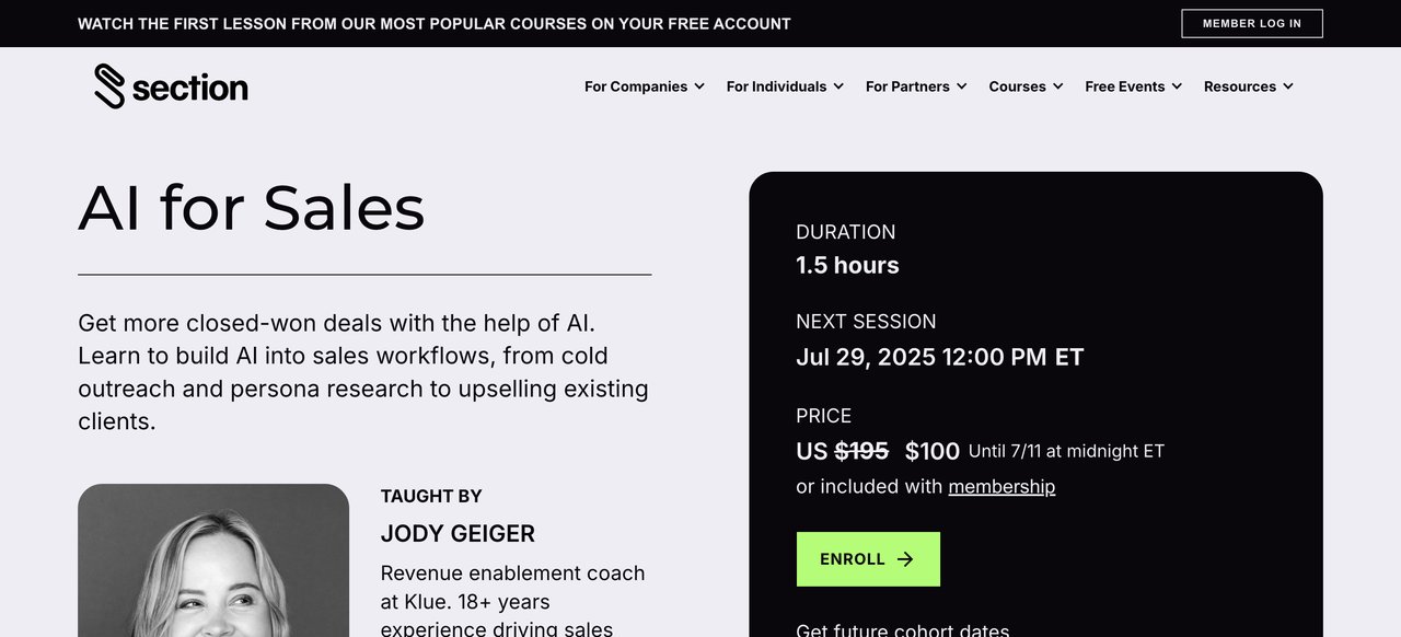 AI for Sales