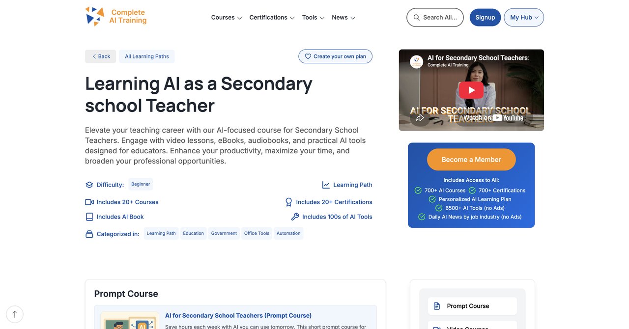 CompleteAI Training AI course for teachers