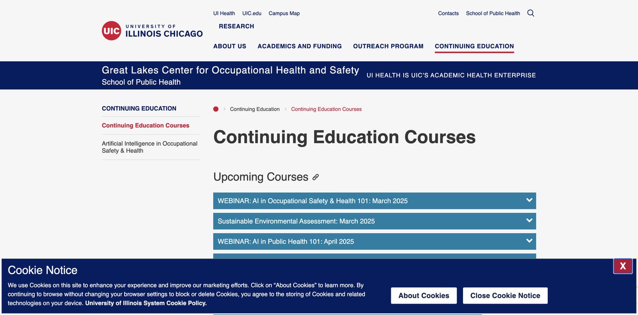 University of Illinois Chicago AI Course