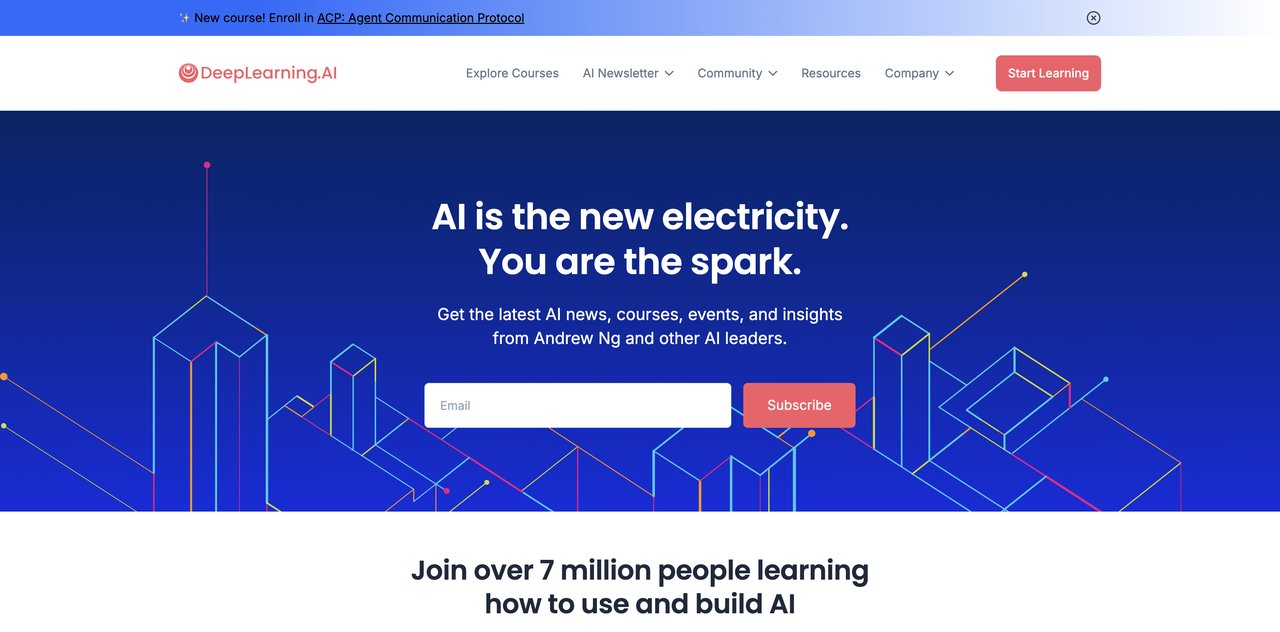 AI, Deep Learning and MLOps Courses by DeepLearning.AI