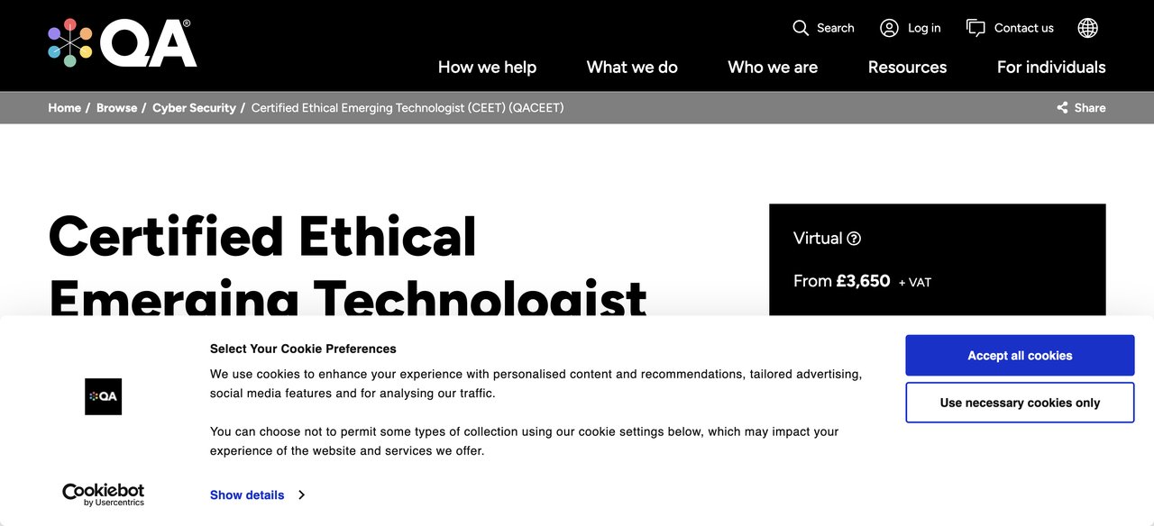 Certified Ethical Emerging Technologist