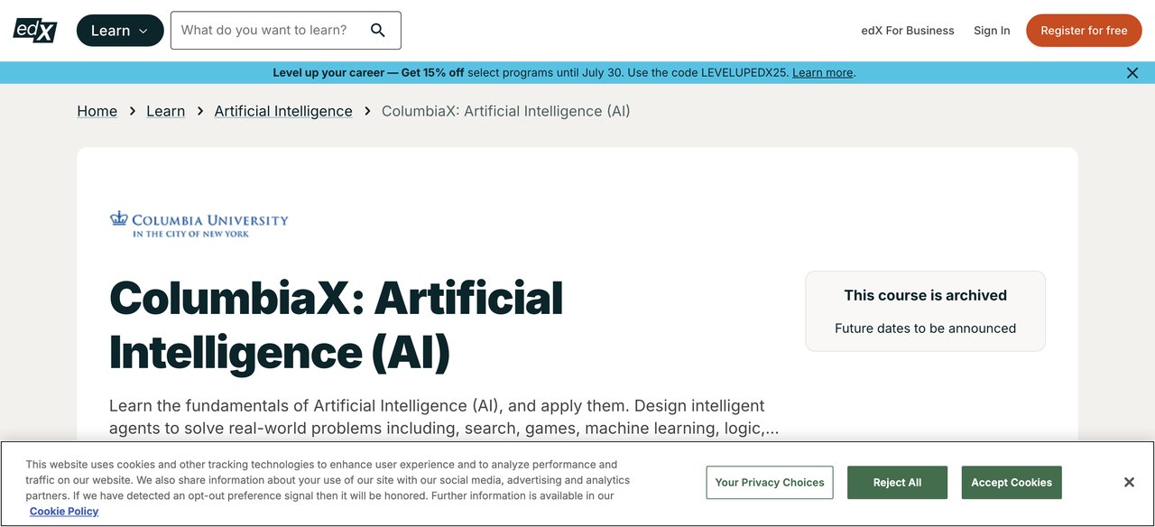 AI by MIT OpenCourseWare