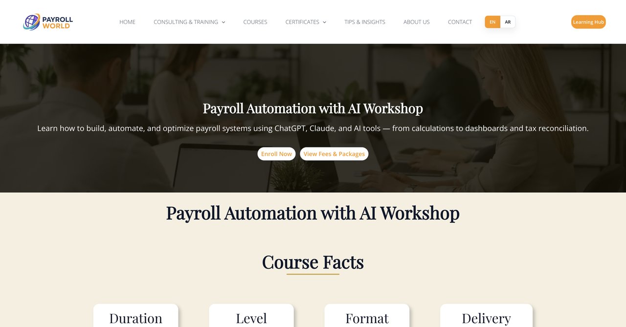Payroll Automation with AI by Payroll World