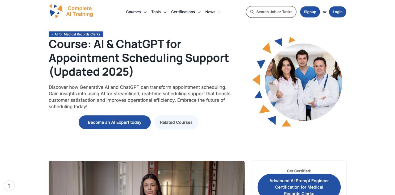 AI & ChatGPT for Appointment Scheduling Support