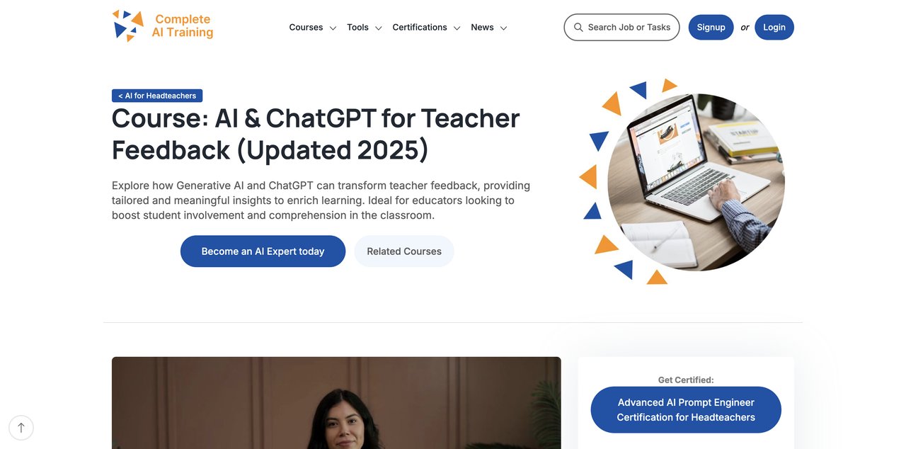 AI for Teacher Feedback