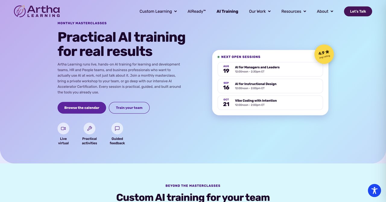 AI Accelerator by Artha Learning