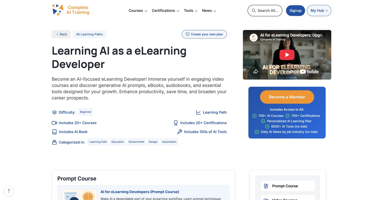CompleteAI Training - AI for eLearning Developers