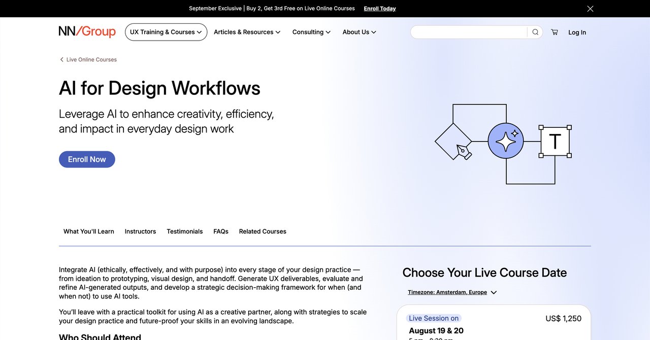 AI for Design Workflows by NN/g