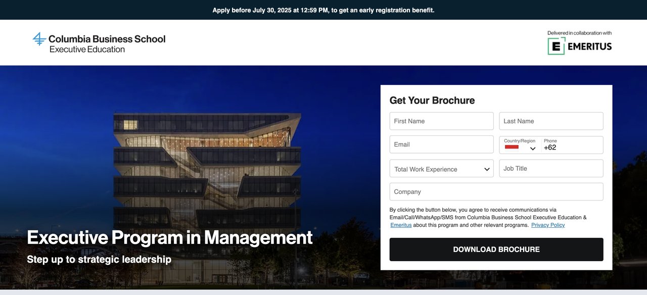 Executive Program in Management
