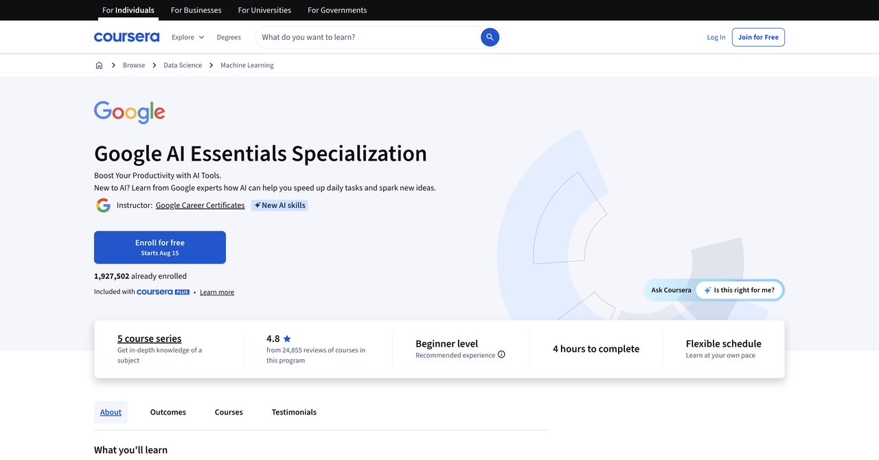 Google AI Essentials
