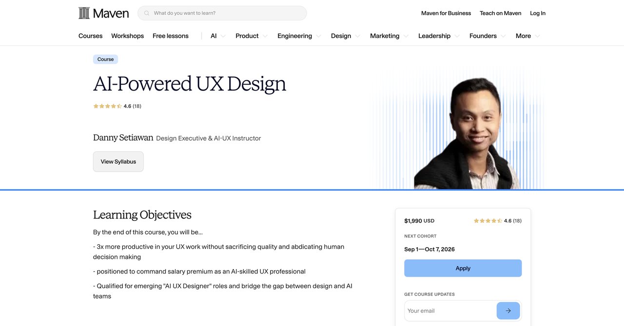AI-Powered UX Design by Maven - Danny Setiawan