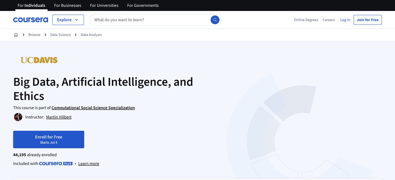 Big Data, AI and Ethics