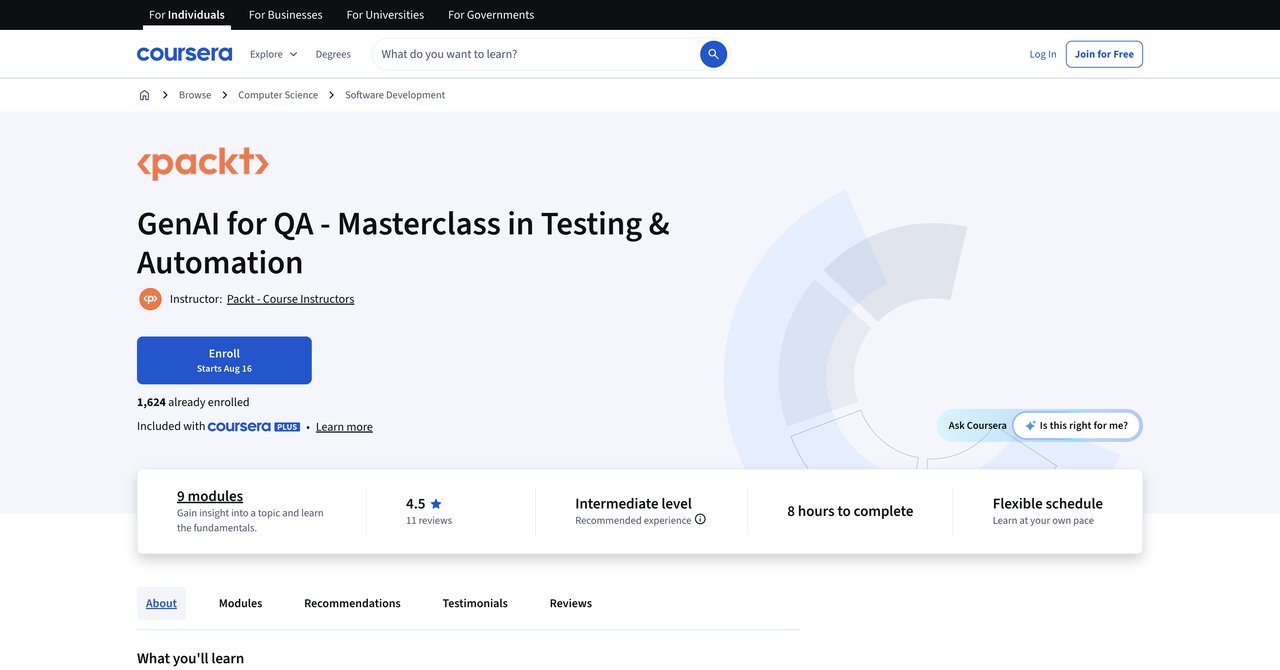 GenAI for QA Masterclass