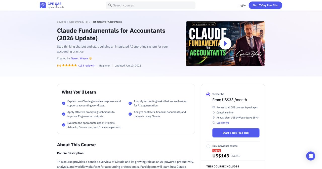 Claude Fundamentals for Accountants