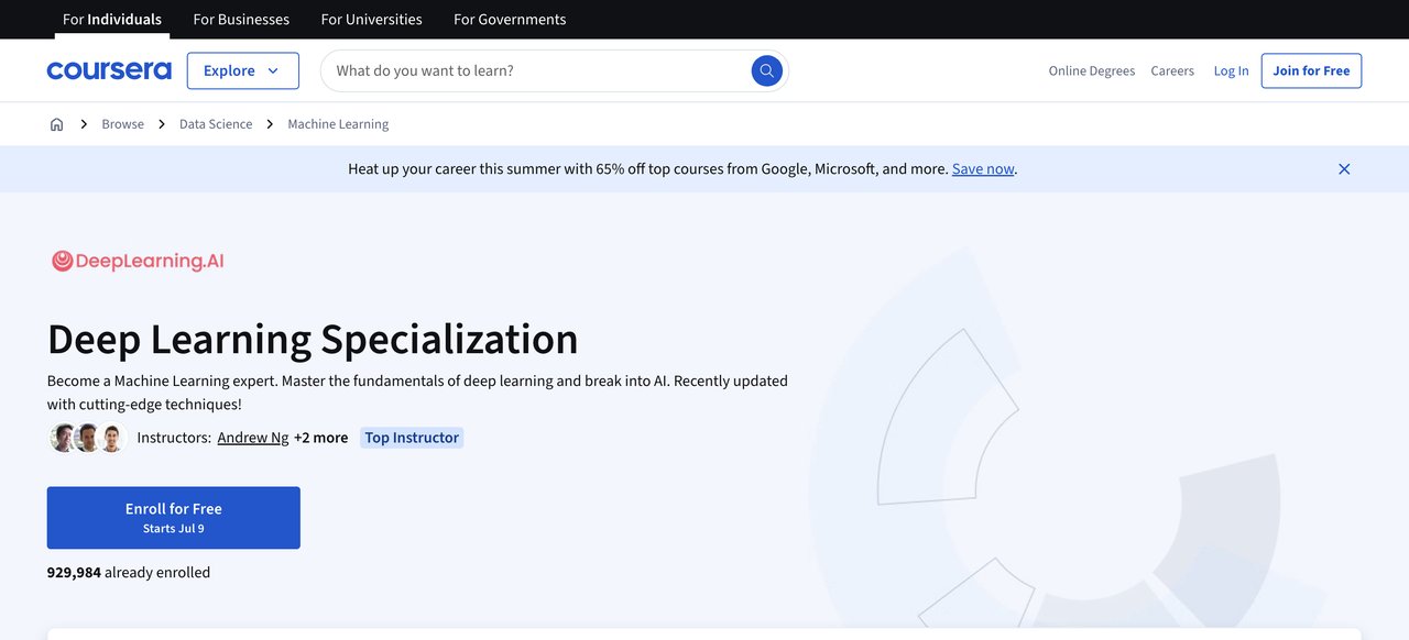Deep Learning Specialization