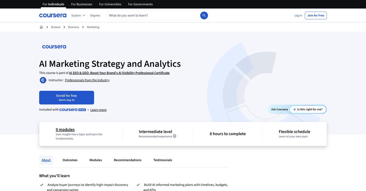AI Marketing Strategy and Analytics