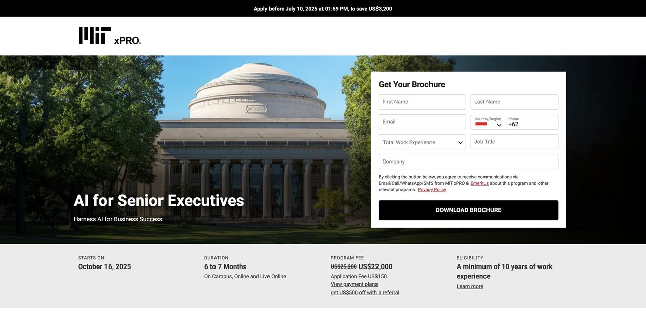 AI Program for Senior Executives & C-Suite