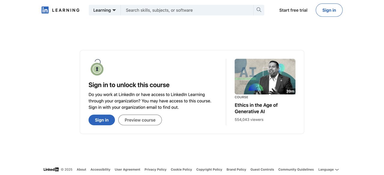 Ethics in the Age of Generative AI