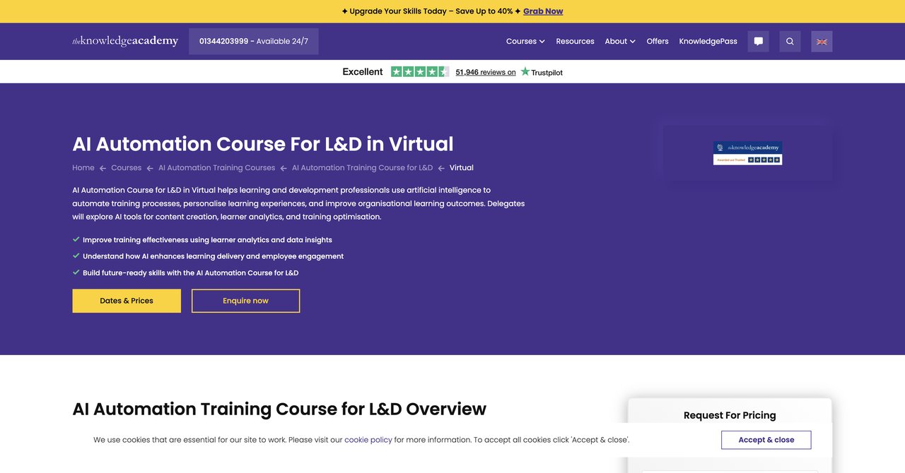 AI Automation Training by Knowledge Academy