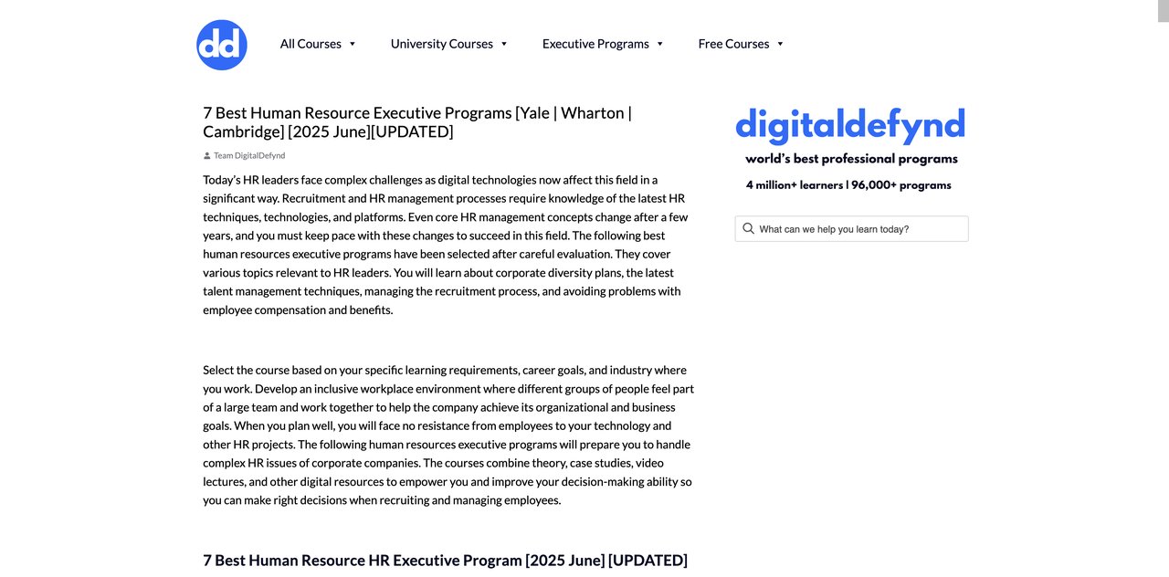 Digital Transformation in HR by The London School of Economics and Political Science
