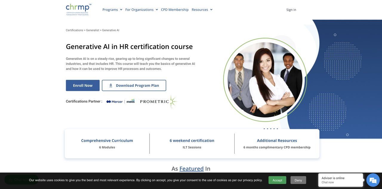 Generative AI in HR Certification