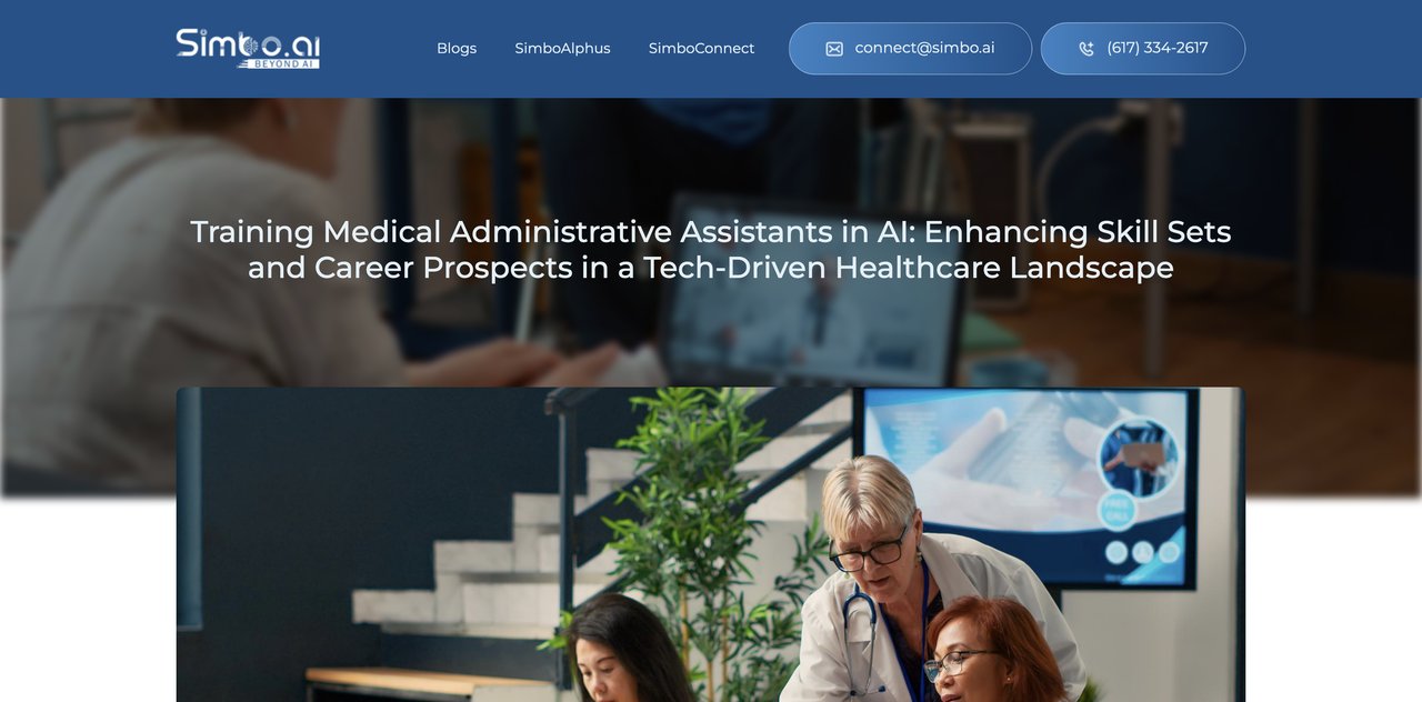 Training Medical Administrative Assistants in AI