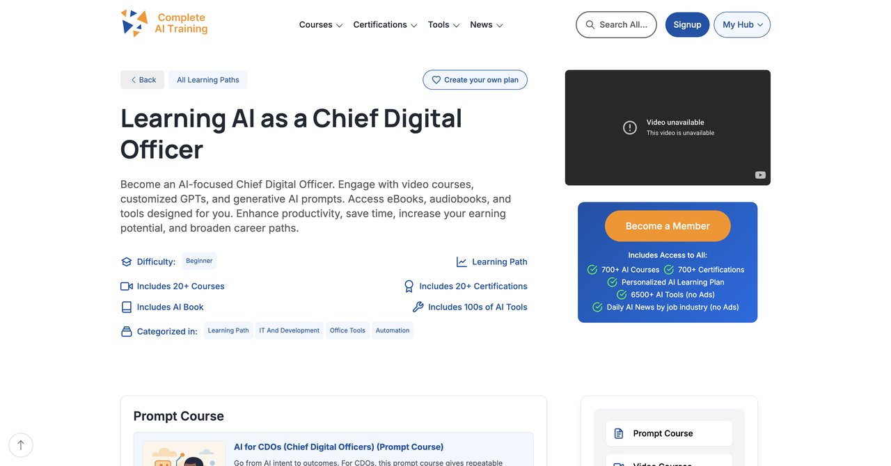 CompleteAI Training - AI for CDOs