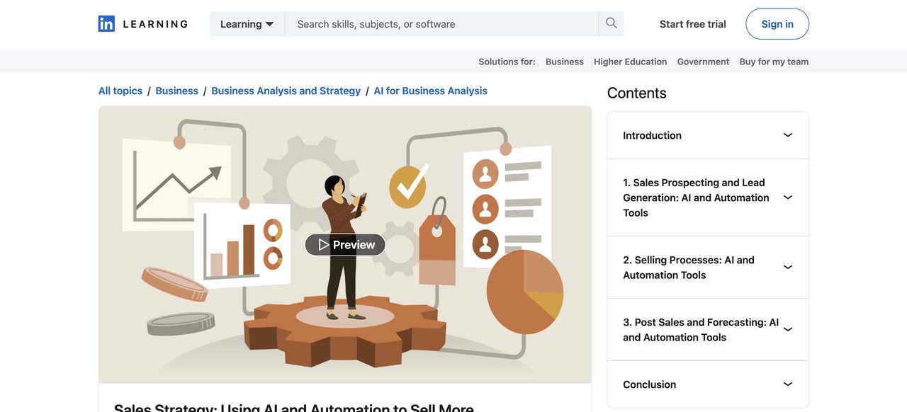 Sales Strategy: Using AI and Automation To Sell More