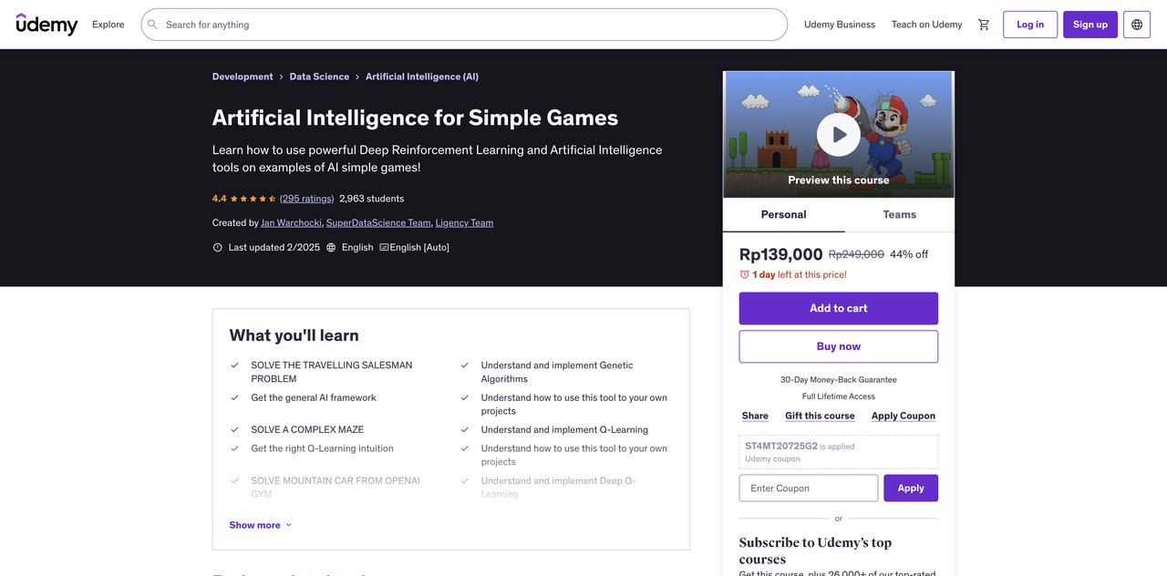 Game AI Programming by Udemy