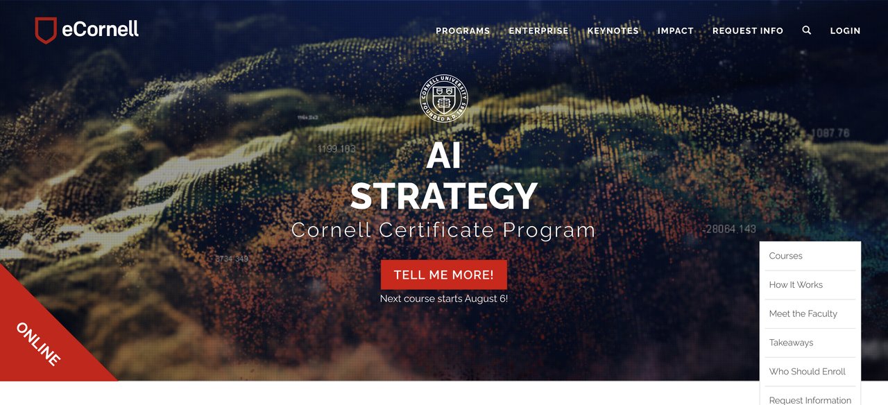 Cornell University AI Strategy Certificate Program