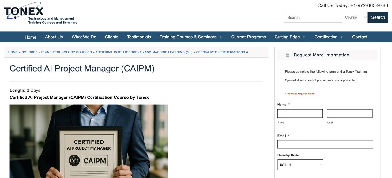 Certified AI Project Manager