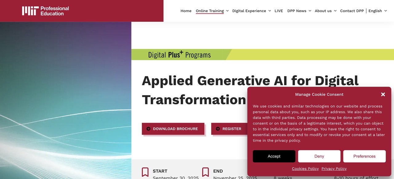 Applied Generative AI for Digital Transformation