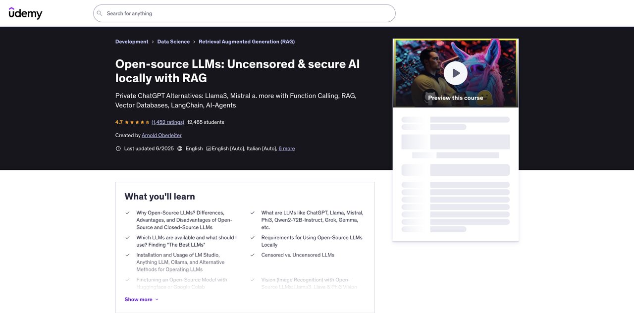 Open-source LLMs Course