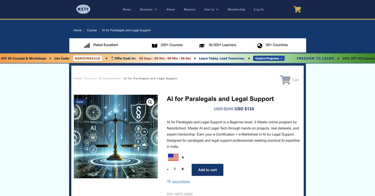 AI For Paralegals and Legal Support