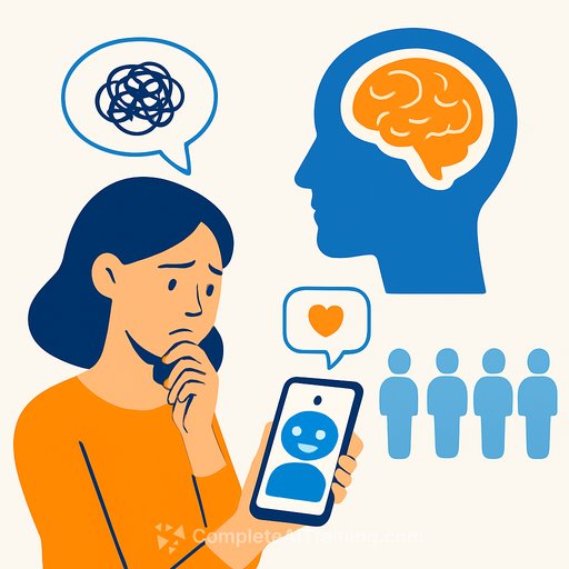 1 in 5 young Americans turn to AI chatbots for mental health advice, study finds