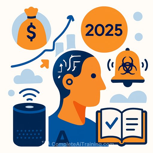 2025's AI Crossroads: Big Money, Smart Devices, Biosecurity Alarms, and a New Rulebook