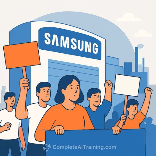 45,000 Samsung workers plan 18-day strike at the heart of the global AI memory supply chain