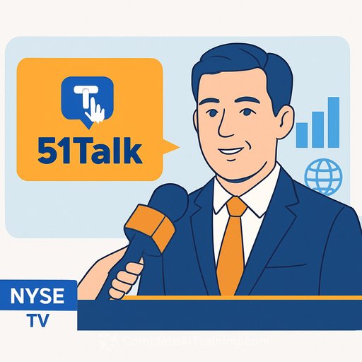 51Talk's Roger Parodi on NYSE TV: Global Growth, Localized Services, and AI-Driven Learning