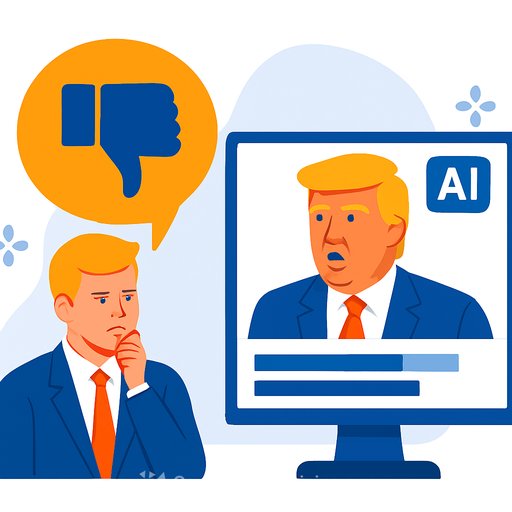 70% Disapprove of Trump's AI Videos, YouGov Poll Shows