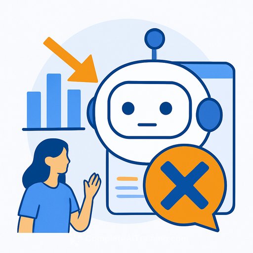 74% of live AI customer service chatbots are shut down or rolled back after launch, survey finds