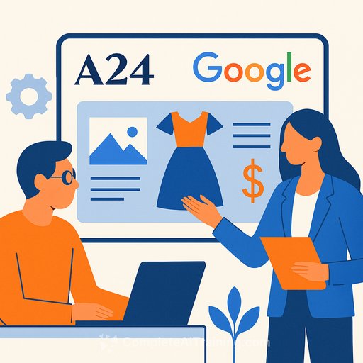 A24's AI partnership with Google focuses on creative workflows and offers lessons for fashion